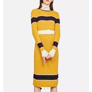 Knit long sleeve dress